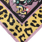 Multicolor Cartoon Square Foulard Scarf