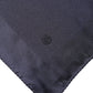 Blue Logo Silk Men Square Handkerchief Scarf
