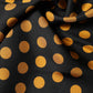 Black Polka Dot Square Handkerchief Scarf