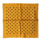 Orange Polka Dot Square Handkerchief Scarf