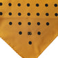 Orange Polka Dot Square Handkerchief Scarf