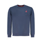 Blue Cotton Men Sweatshirt