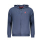 Blue Cotton Men's Hoodie