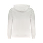 White Cotton Men's Hooded Sweatshirt