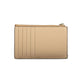 Beige Leather Women Wallet