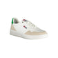White Polyurethane Men Sneaker