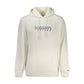 White Cotton Men's Hooded Sweatshirt