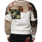 Multicolor Camouflage Sweatshirt Sweater