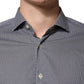 Gray Patterned Long Sleeves Dress Shirt
