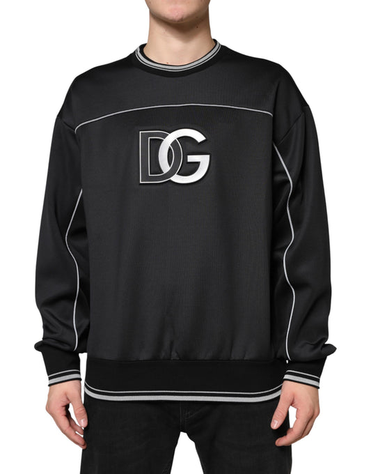 Black DG Logo Crew Neck Sweatshirt Sweater