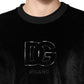 Black DG Logo Crew Neck Sweatshirt Sweater