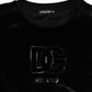 Black DG Logo Crew Neck Sweatshirt Sweater