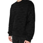 Black Monogram Crew Neck Sweatshirt Sweater