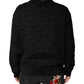 Black Monogram Crew Neck Sweatshirt Sweater