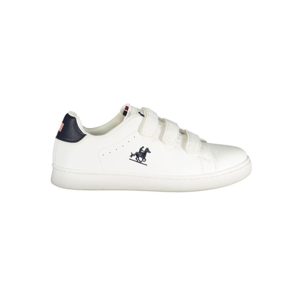 White Polyurethane Mens Sneaker