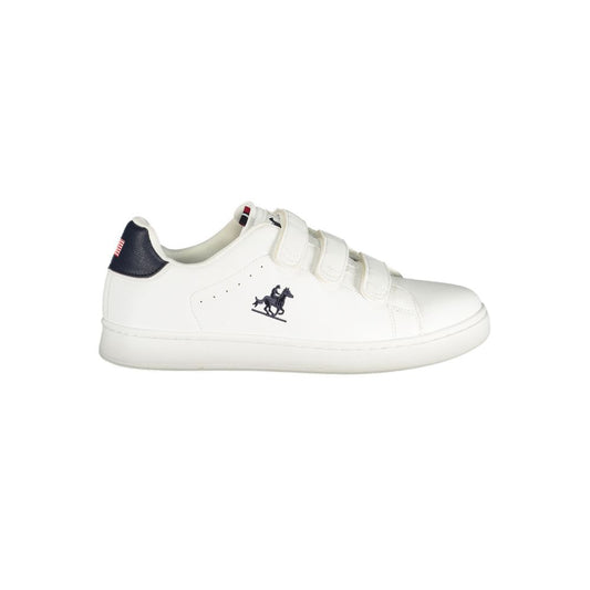 White Polyurethane Mens Sneaker