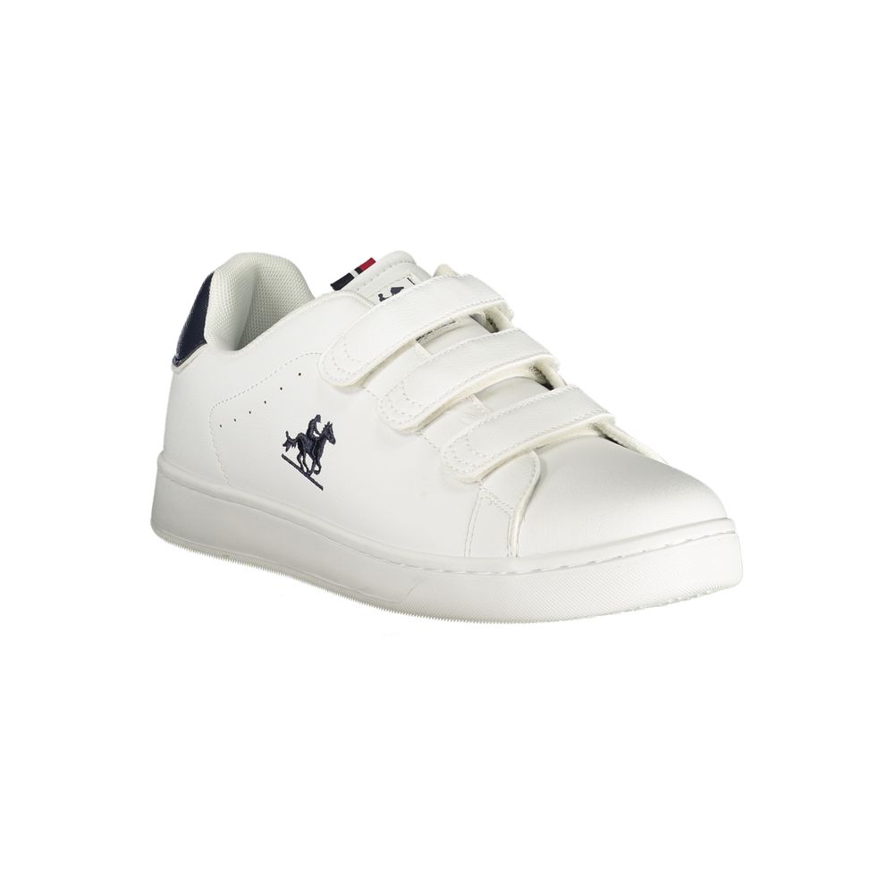 White Polyurethane Mens Sneaker