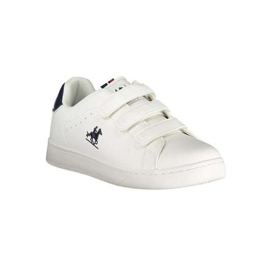 White Polyurethane Mens Sneaker