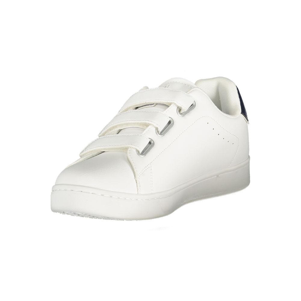 White Polyurethane Mens Sneaker