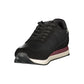 Black Polyurethane Men Sneaker