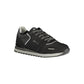 Black Polyurethane Men's Sneaker