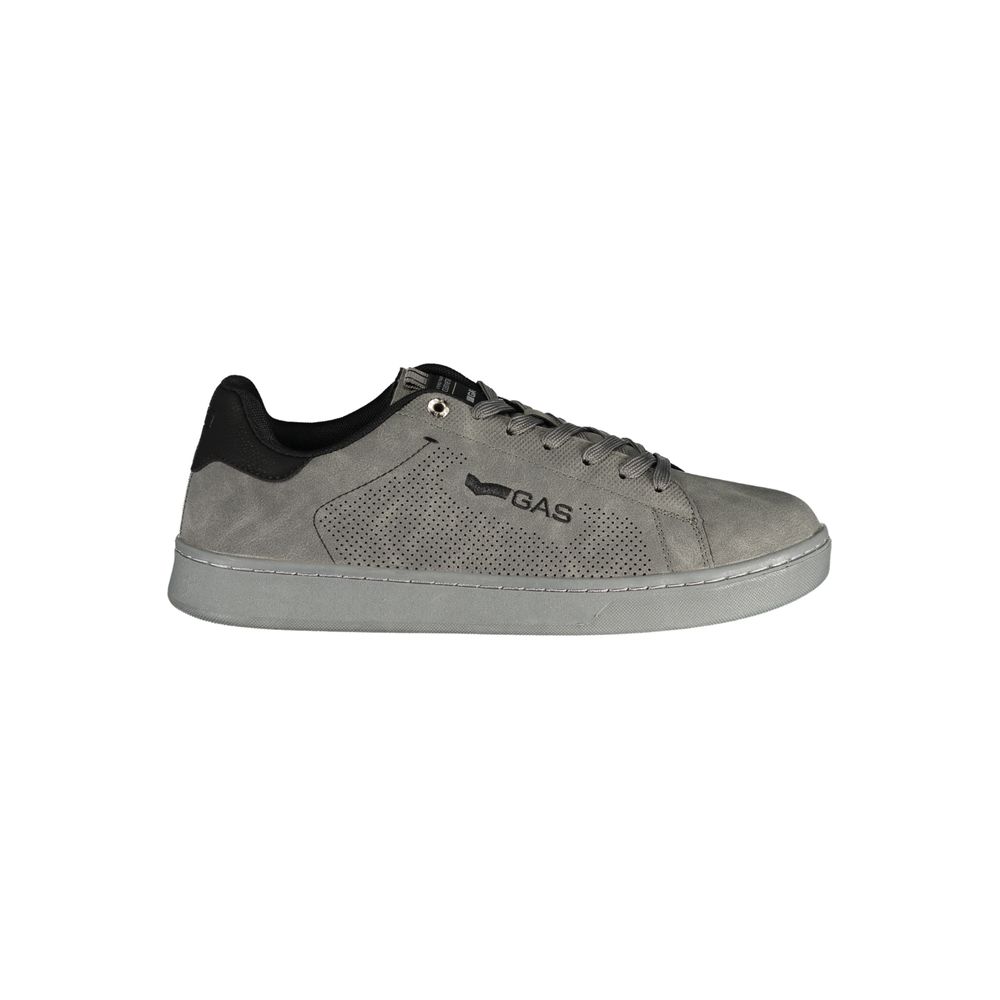 Grigio Polyurethane Men Sneaker