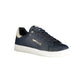 Blue Polyurethane Men Sneaker