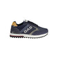 Blue Polyester Men Sneaker