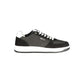 Black Polyurethane Men Sneaker