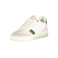 White Polyurethane Men Sneaker