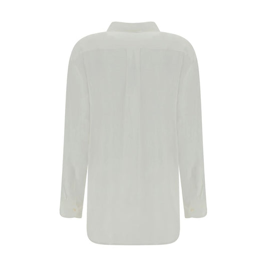 White Acetate Dress Shirt