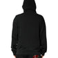 Black Logo Zipped Hooded Sweatshirt Sweater