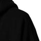 Black LOVE Cotton Hooded Sweatshirt Sweater
