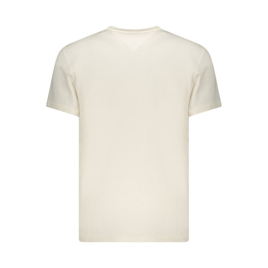 White Cotton Men's T-Shirt