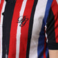 Multicolor Stripes Cotton Men Polo T-shirt