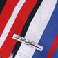 Multicolor Stripes Cotton Men Polo T-shirt