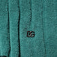 Dark Green Cotton Blend Men Crew Neck T-shirt