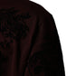 Maroon DG Crown Floral Crewneck Men T-shirt