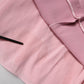 Pink Viscose Sleeveless Sheath Midi Dress