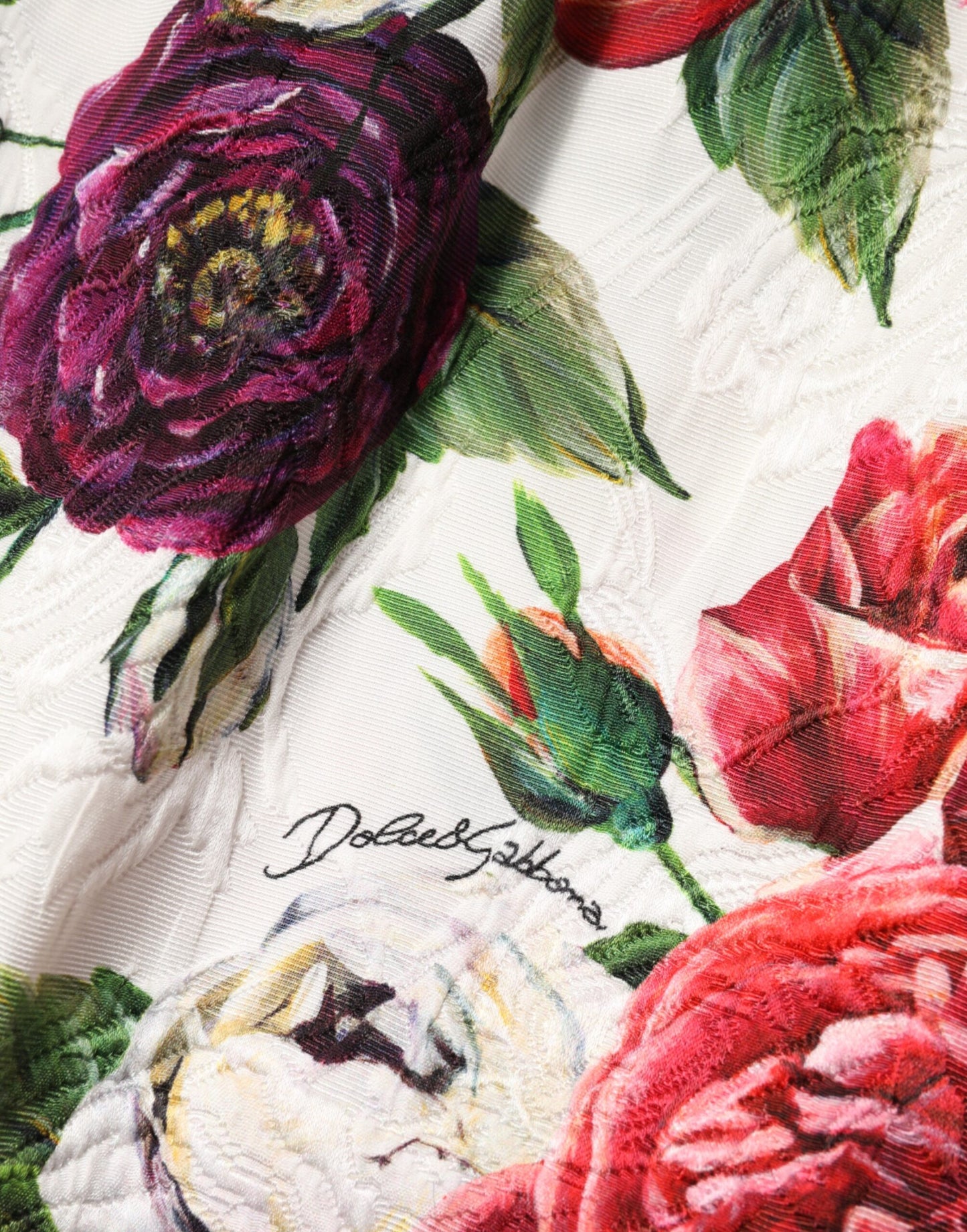 White Floral Embellished Sheath Mini Dress