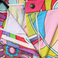 Multicolor Graphic High Waist Bermuda Shorts