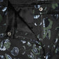 BlueGreen Floral Metallic Slim Trouser Pants