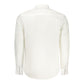 White Cotton Men Shirt