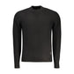Black Cotton Men Sweater