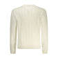 White Polyamide Men's Sweater