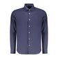 Blu Cotton Men Shirt