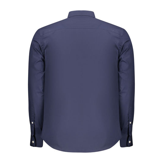 Blu Cotton Men Shirt