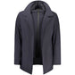 Blu Polyester Men's Jacket