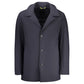 Blu Polyester Men's Jacket