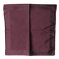 Maroon Logo Silk Square Handkerchief Scarf